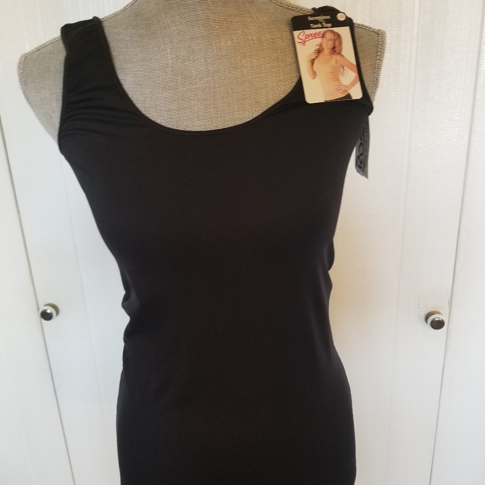 Spree NWT black seamless tank top